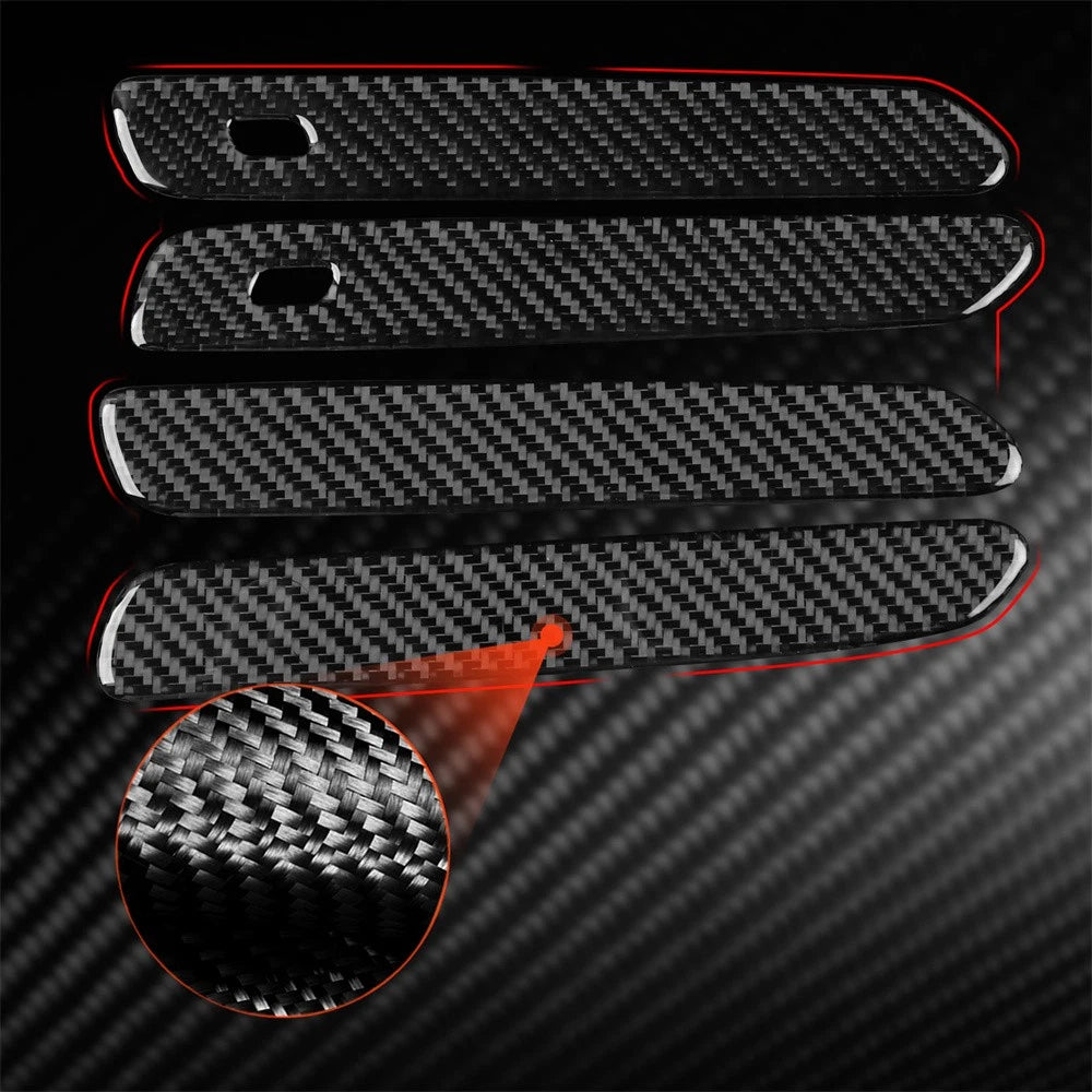4Pcs Carbon Fiber Door Handle Stickers for BYD Seal (2022-2025)
