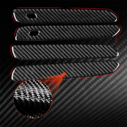4Pcs Carbon Fiber Door Handle Stickers for BYD Seal (2022-2025)