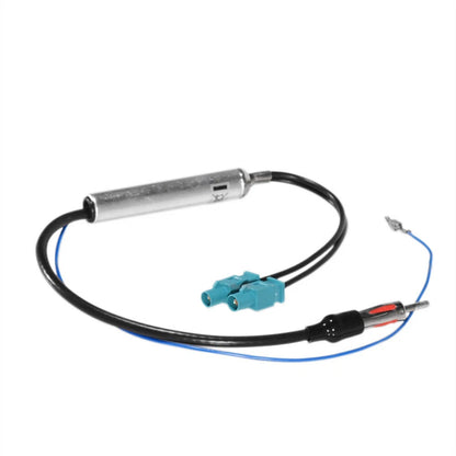 Radio Adapter Antenna AM/FM Audio Cable Dual Fakra Din Connector for Car
