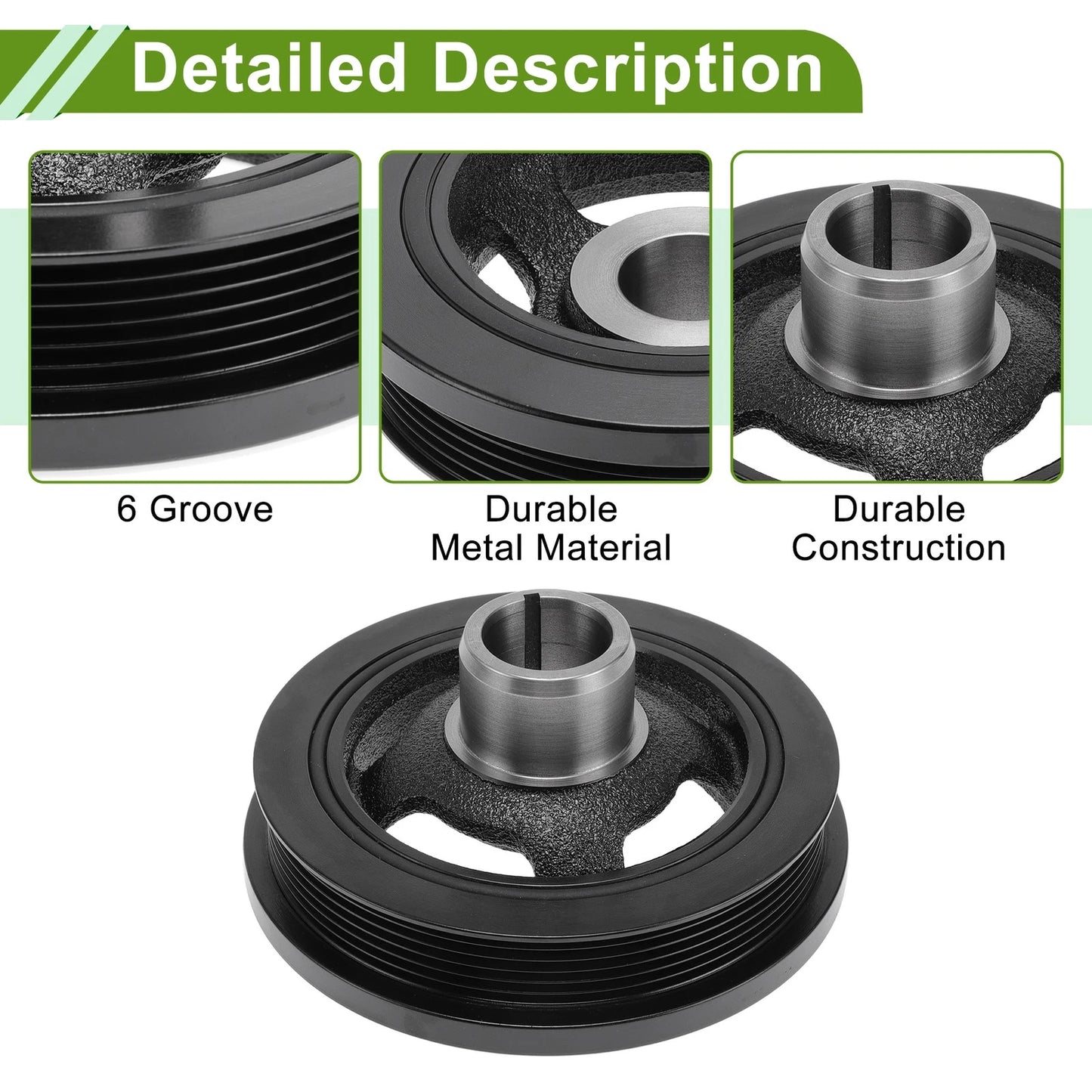 Harmonic Balancer Crankshaft Pulley for Dodge Durango (2004-2009)