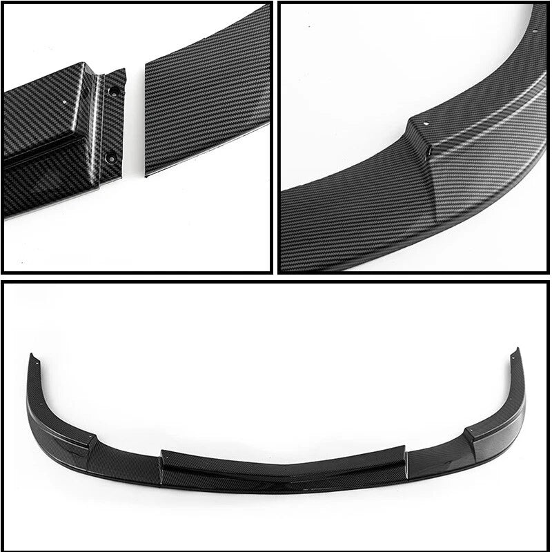 Carbon Style Front Bumper Lip Splitter for 2005-2013 Corvette C6 Z06 ZR1