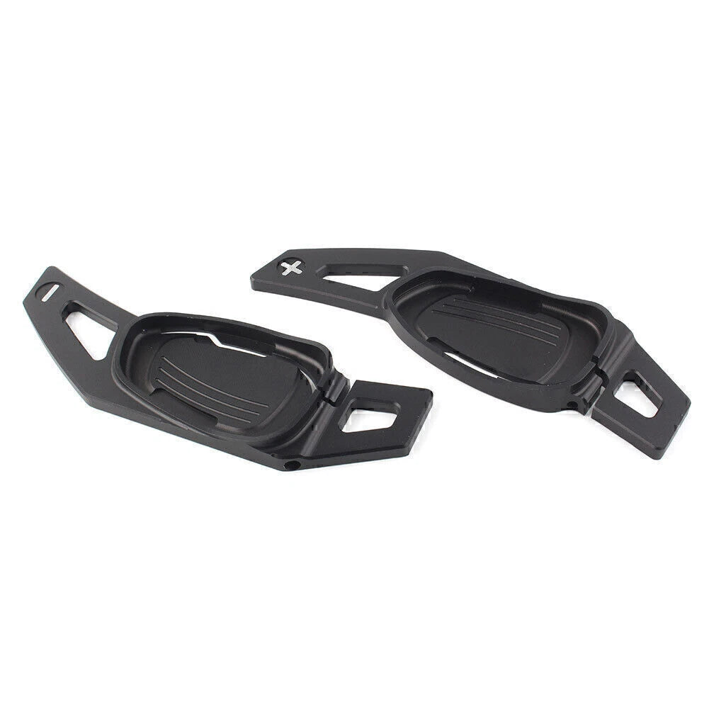 Aluminum Black Shift Paddle Extensions for Audi A5/S5/SQ5 (2016)