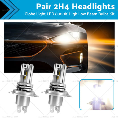 H4 LED Headlight Bulbs 6000K High Low Beam for Car