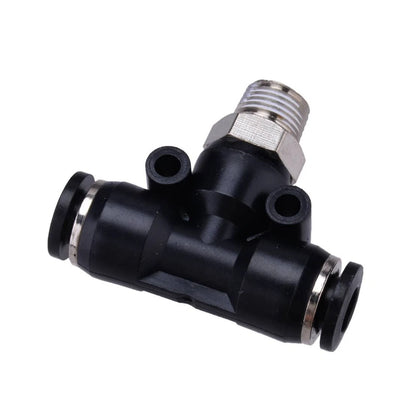 Black Push Lock Vacuum Fitting Set for Turbocharged Vehicles