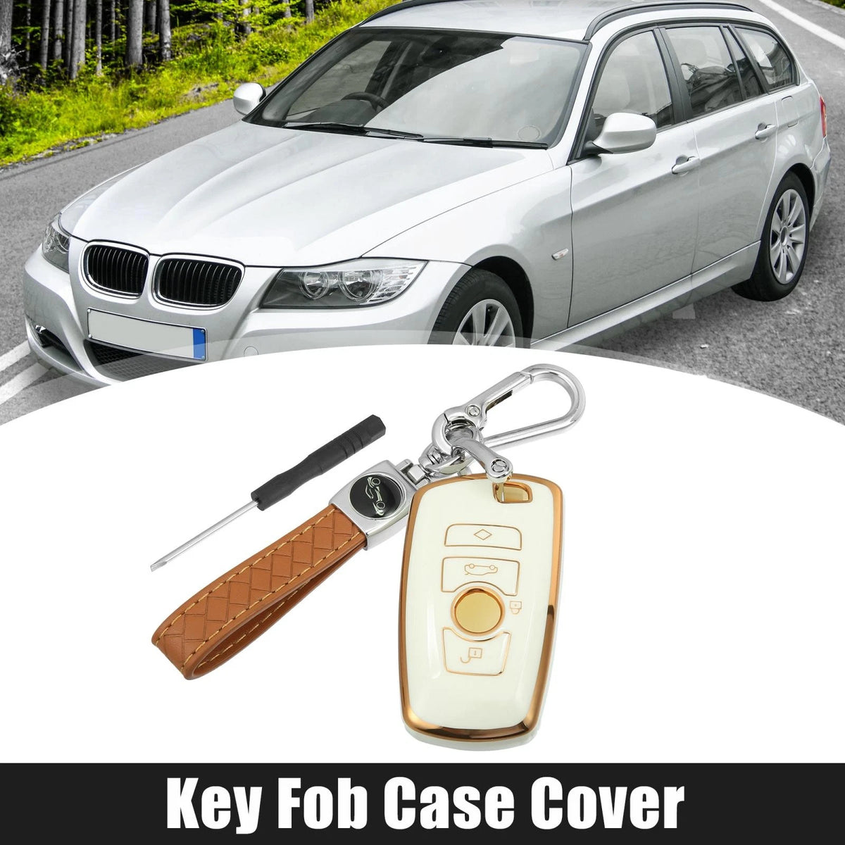 Key Fob Remote Control for BMW 1 3 4 5 6 7 Series X3 TPU Keychain (2004-2023)