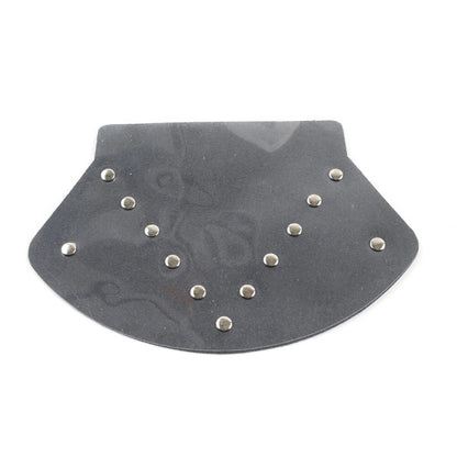 Rear Fender Mud Flap Cover PU Leather Orange for Harley Touring Sportster 883XL