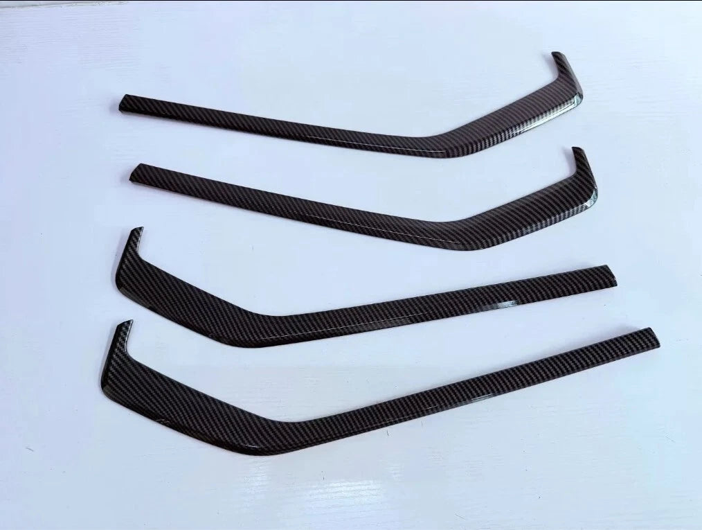 4x ABS Fiber Inner Side Door Panel Cover Trim for 2023-2025 Chevrolet Colorado