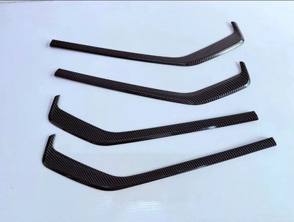 4x ABS Fiber Inner Side Door Panel Cover Trim for 2023-2025 Chevrolet Colorado