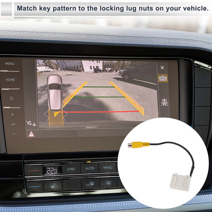 Rear View Camera Adapter Wire Harness Cable 1 Pcs for Toyota RAV4 (2015–2015)