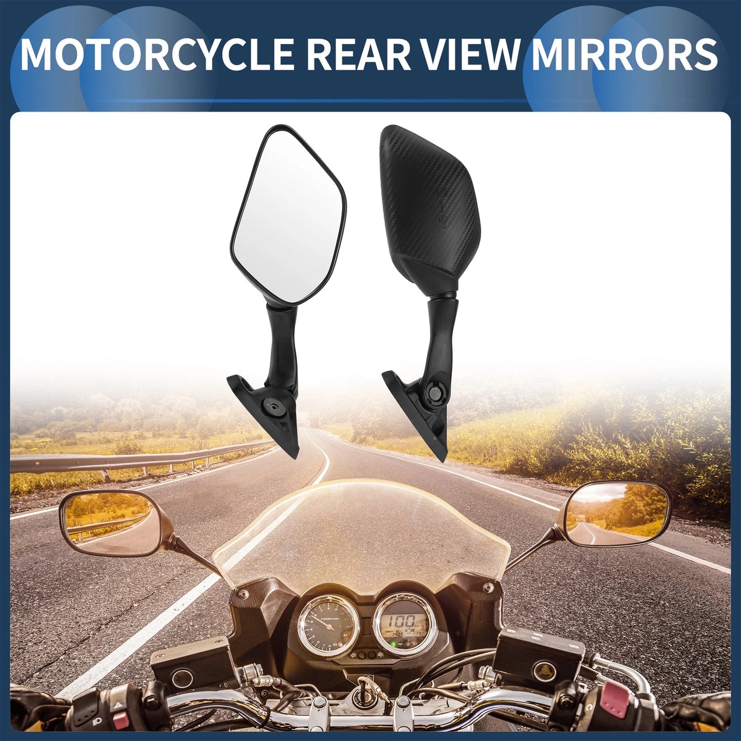 Motorcycle Rear View Mirrors for YAMAHA R25 (2014–2016)