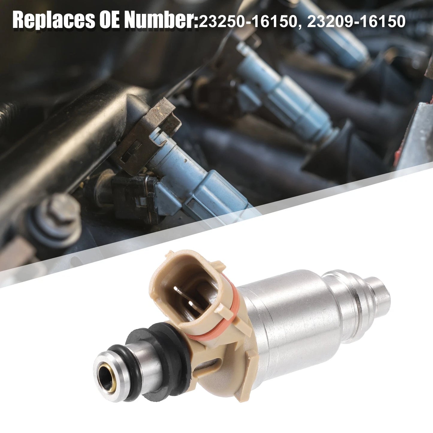 4 x Fuel Injectors for Toyota Corolla 1.6L (1992-1997)