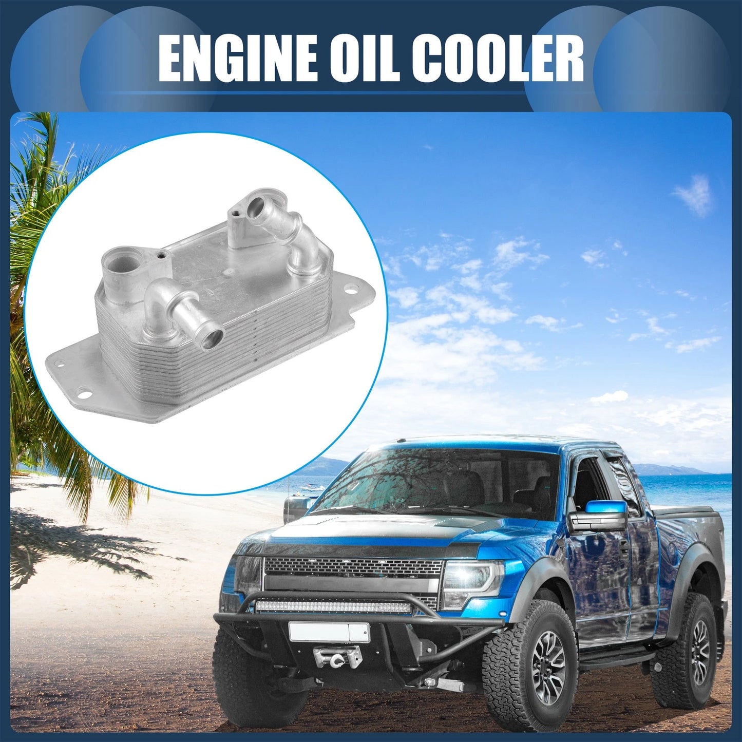 Engine Oil Cooler for Ford Escape (2013-2016) - CV6P7869AE Transmission Cooler