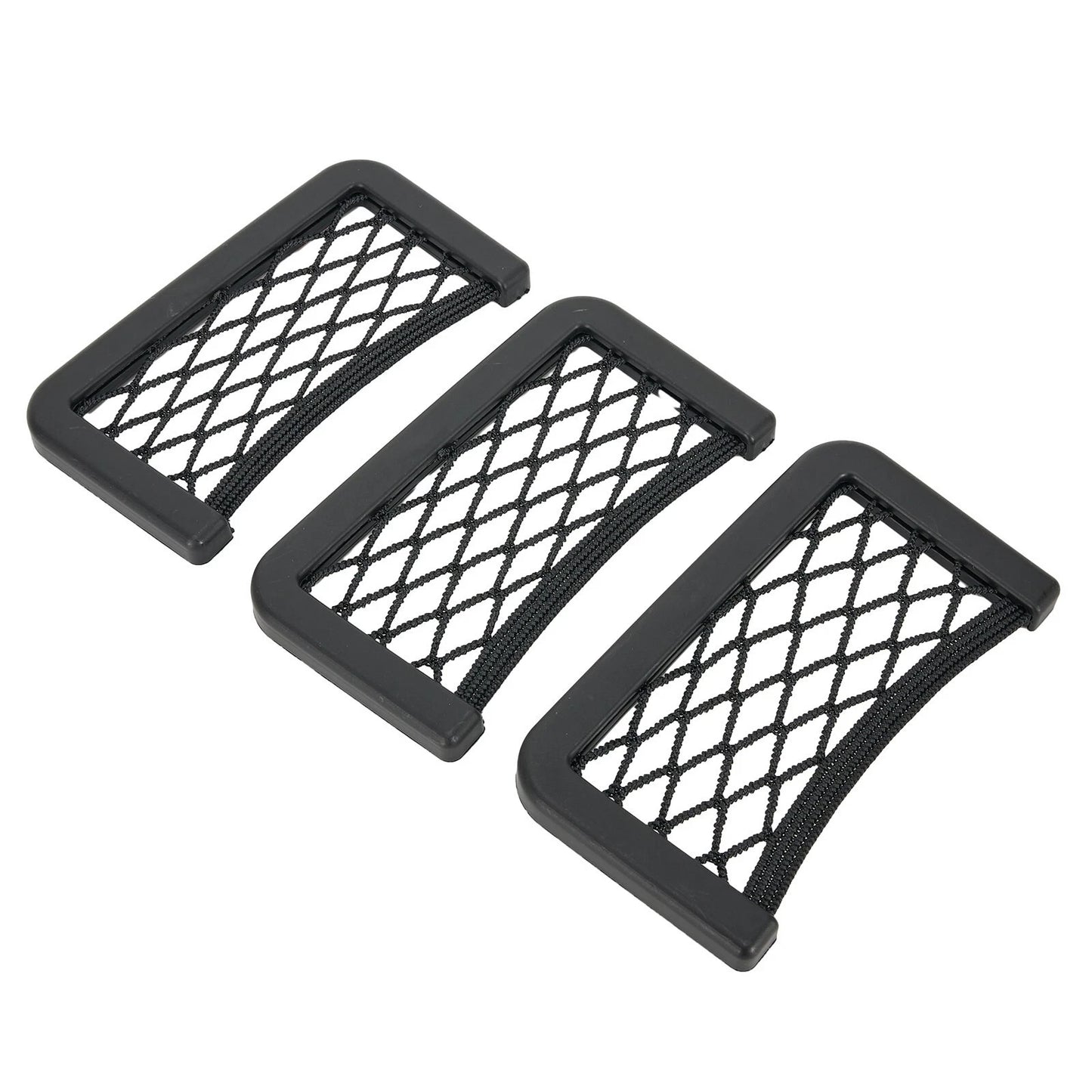 Net Pocket Organizer for Car Seat Black Storage Mesh Sundries