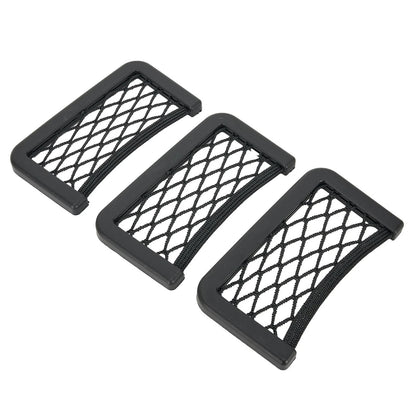 Net Pocket Organizer for Car Seat Black Storage Mesh Sundries