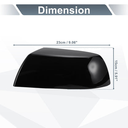 Rearview Mirror Cover Cap Gloss Black for Toyota Tundra Sequoia (2007–2022)
