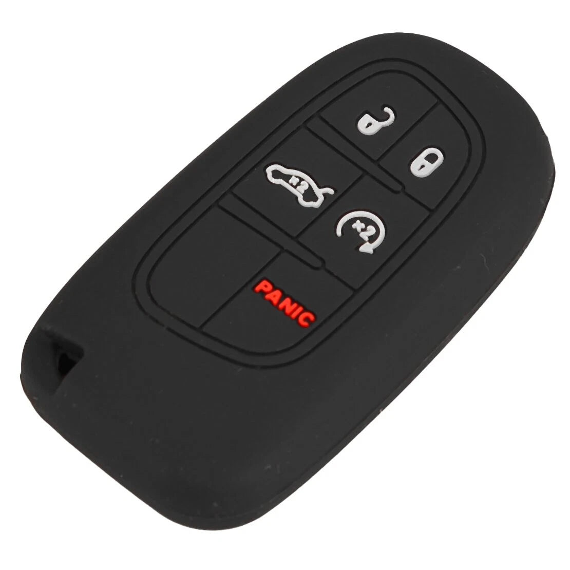 5 x Button Silicone Car Key Shell Cover for Dodge Jeep Chrysler Fiat