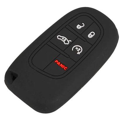 5 x Button Silicone Car Key Shell Cover for Dodge Jeep Chrysler Fiat