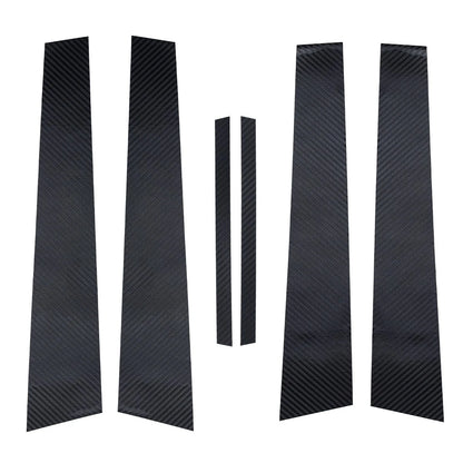 6 Pcs Car Door Window Pillar Post Covers for Dodge Charger (2011-2021)