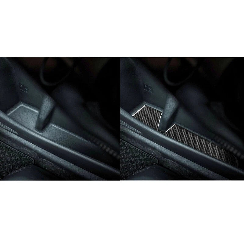 Soft Carbon Fiber Front/Rear Door Groove Mat Stickers For Toyota Corolla 19-24
