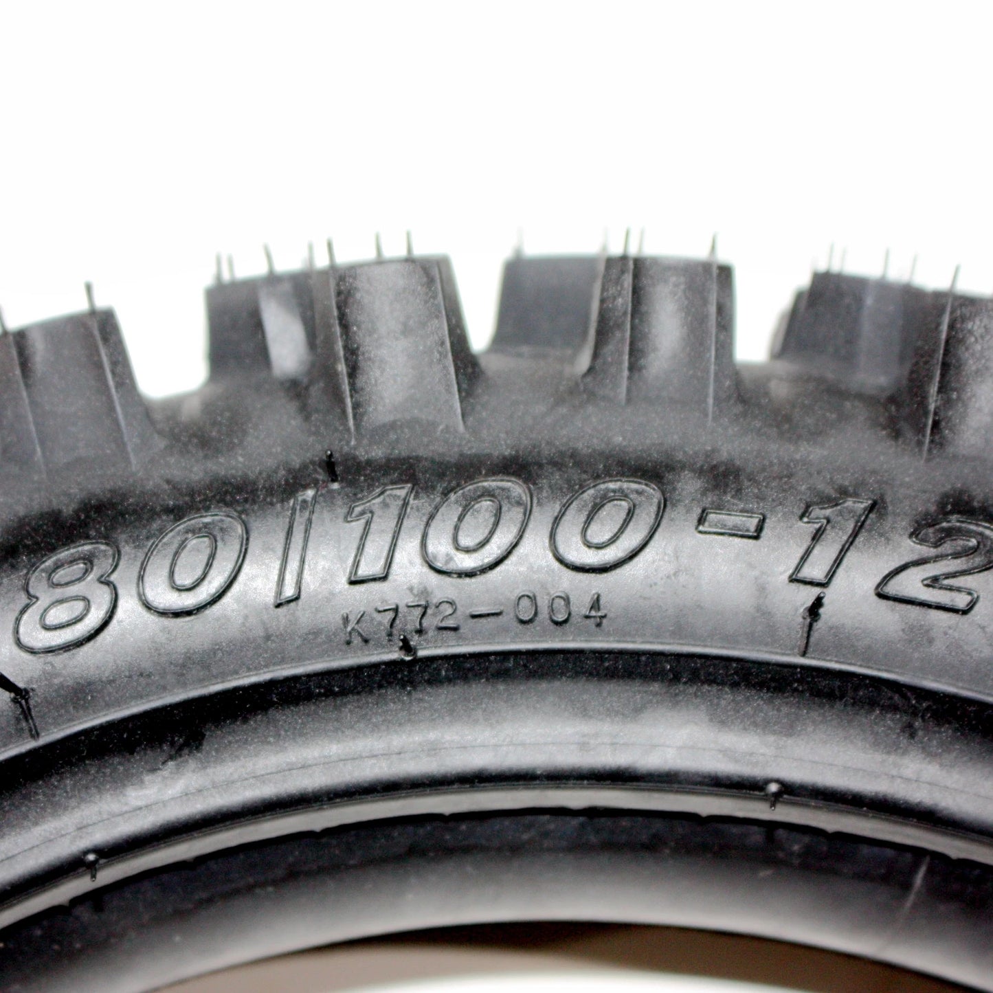 80/100-12 Rear Knobby Tire + Tube for Kenda Carsbad PIT PRO Dirt Bike