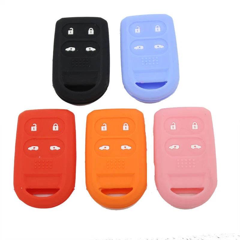 5 Pcs Silicone Key Cover Bag Fi for HONDA Odyssey Remote Key  Shell