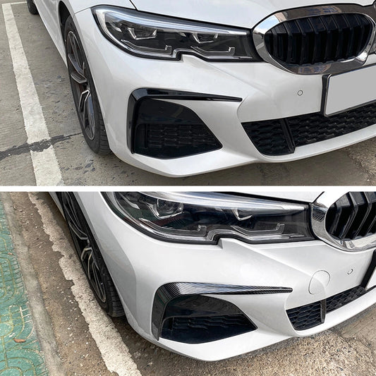 2 x Gloss Black Front Side Air Vent Trims for BMW G20 M Sport (2019-2022)