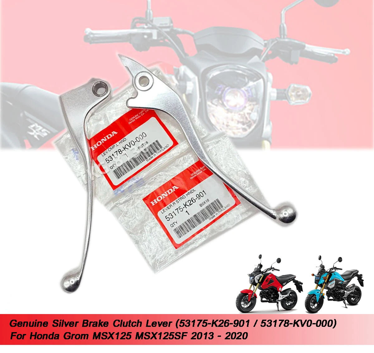 Brake Clutch Lever for Honda Grom MSX125 MSX125SF (2013-2020)