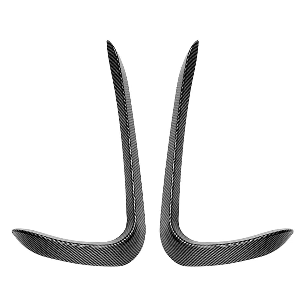 Carbon Look Front Bumper Side Spoiler for BMW X6 F16 (2015-2019)