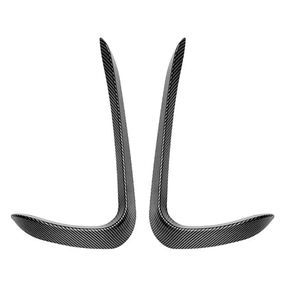 Carbon Look Front Bumper Side Spoiler for BMW X6 F16 (2015-2019)