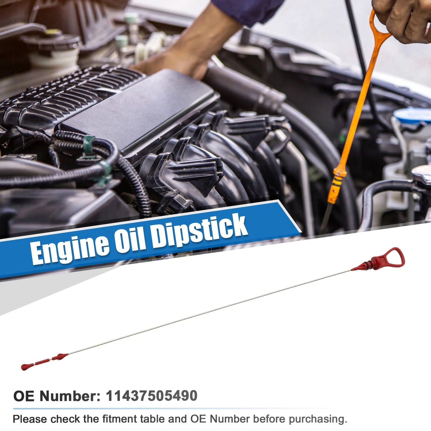 Engine Oil Fluid Level Dipstick for BMW 3 Series E46 (1998-2006)