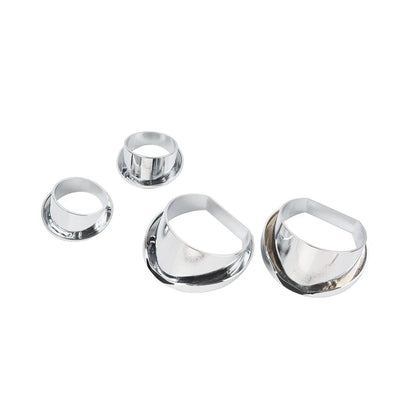 Chrome Gauge Bezel Trim Ring for Harley Touring Electra Street Glide (14-23)