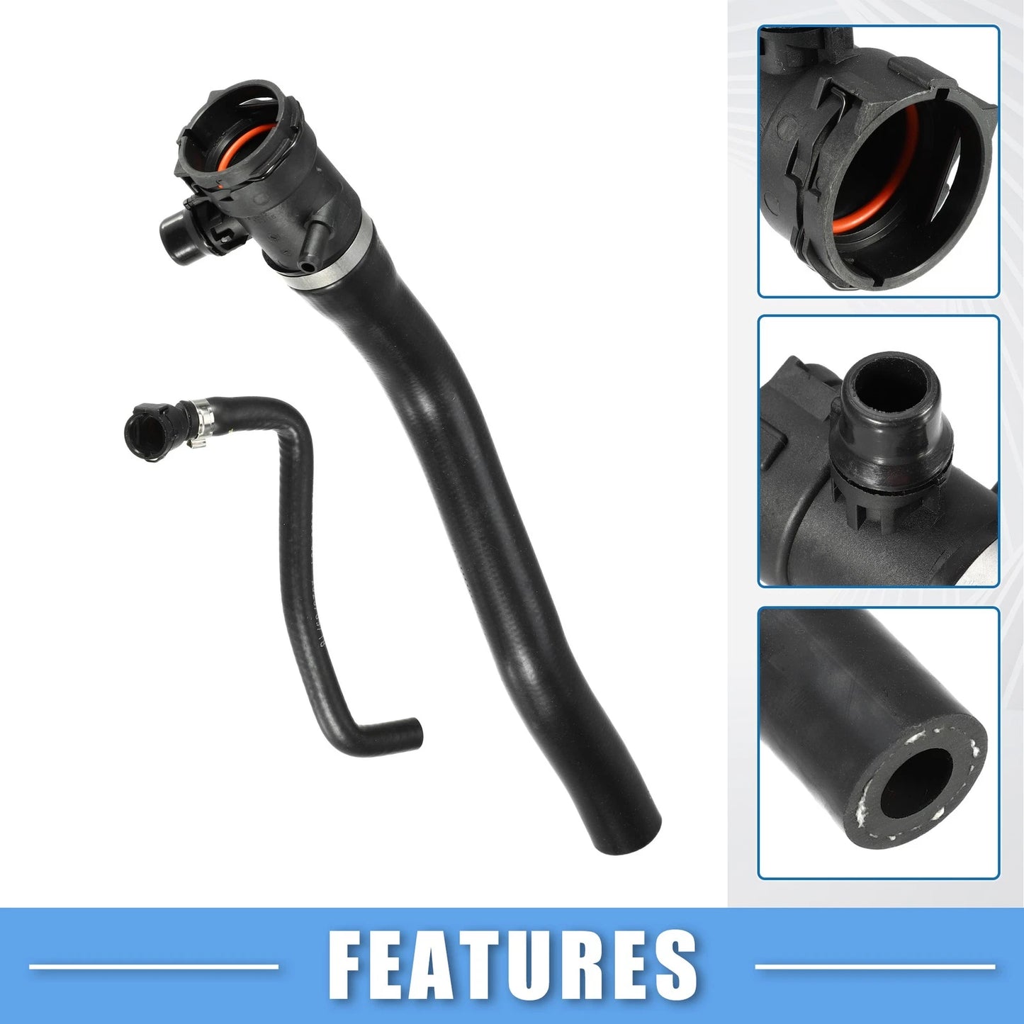 Radiator Coolant Hose Set for BMW 320i Base 2.0L (2012-2013)