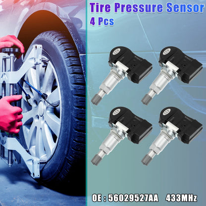 4 x Tire Pressure Sensor 433MHz for Dodge Grand Caravan (2009-2010)