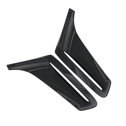 2 x Glossy Black Fender Side Air Duct Molding Trims for BMW 7-Series G12 (2016–2019)