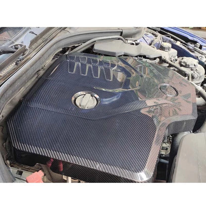 Real Carbon Fiber Front Hood Engine Cover Trim fit For BMW G30  G20 G28 3 5 6 7