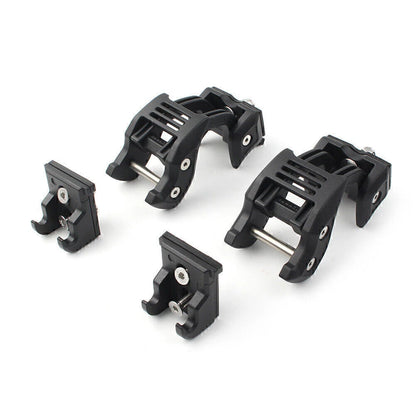Hood Lock Latch Catch for Jeep Wrangler JK 2007-2017 Black Aluminum