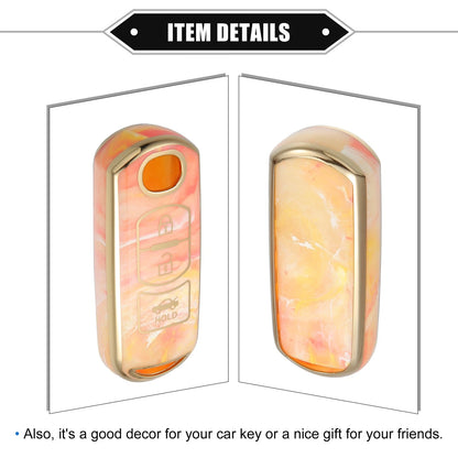3 x Buttons Remote Smart Key Fob Cover Case for Mazda CX-3 CX-4 CX-5 (2016-2021)