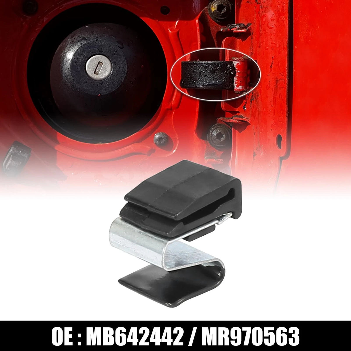 Fuel Gas Tank Door Spring Release Clip for Mitsubishi Lancer (2003-2006)