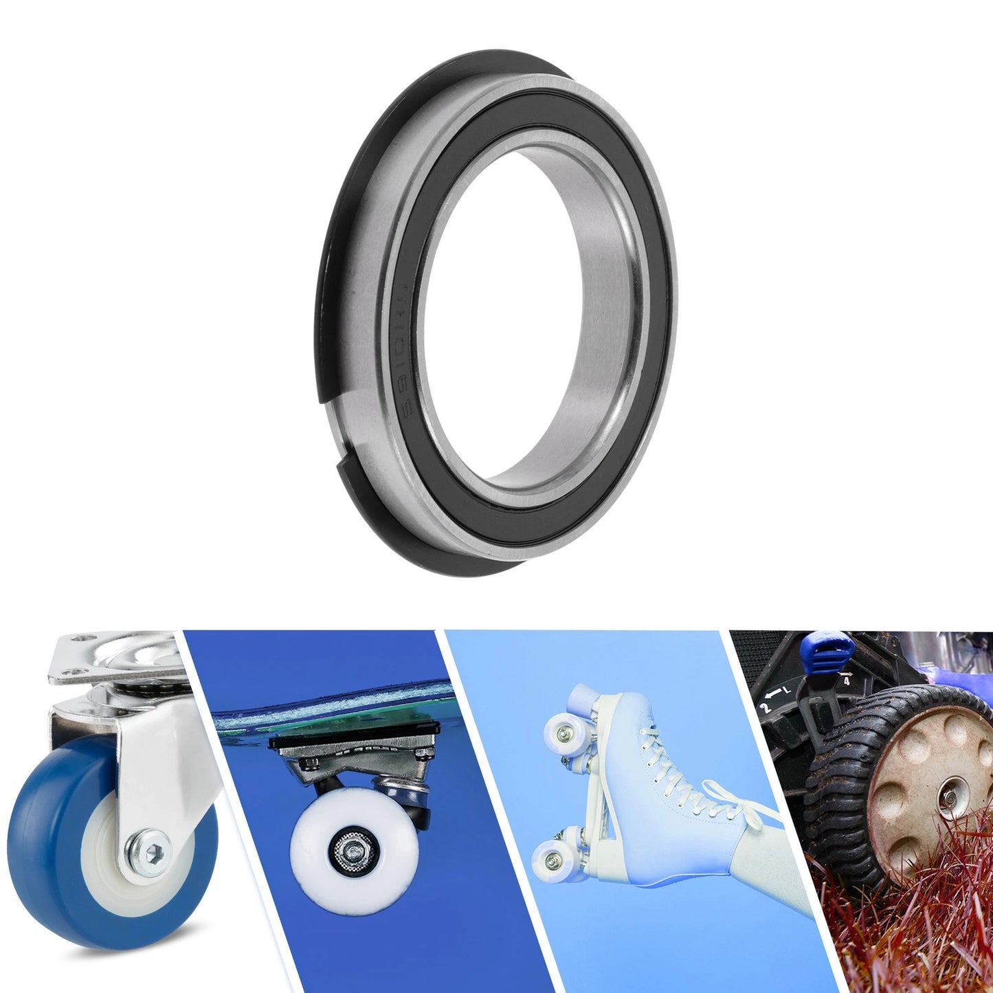 50x72x12mm 1Pc Deep Groove Ball Bearings for Scooter Skateboard Wheel