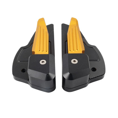 Gold Rear Passenger Foot Pegs for Vespa Sprint Primavera 50 125 150 (13-23)
