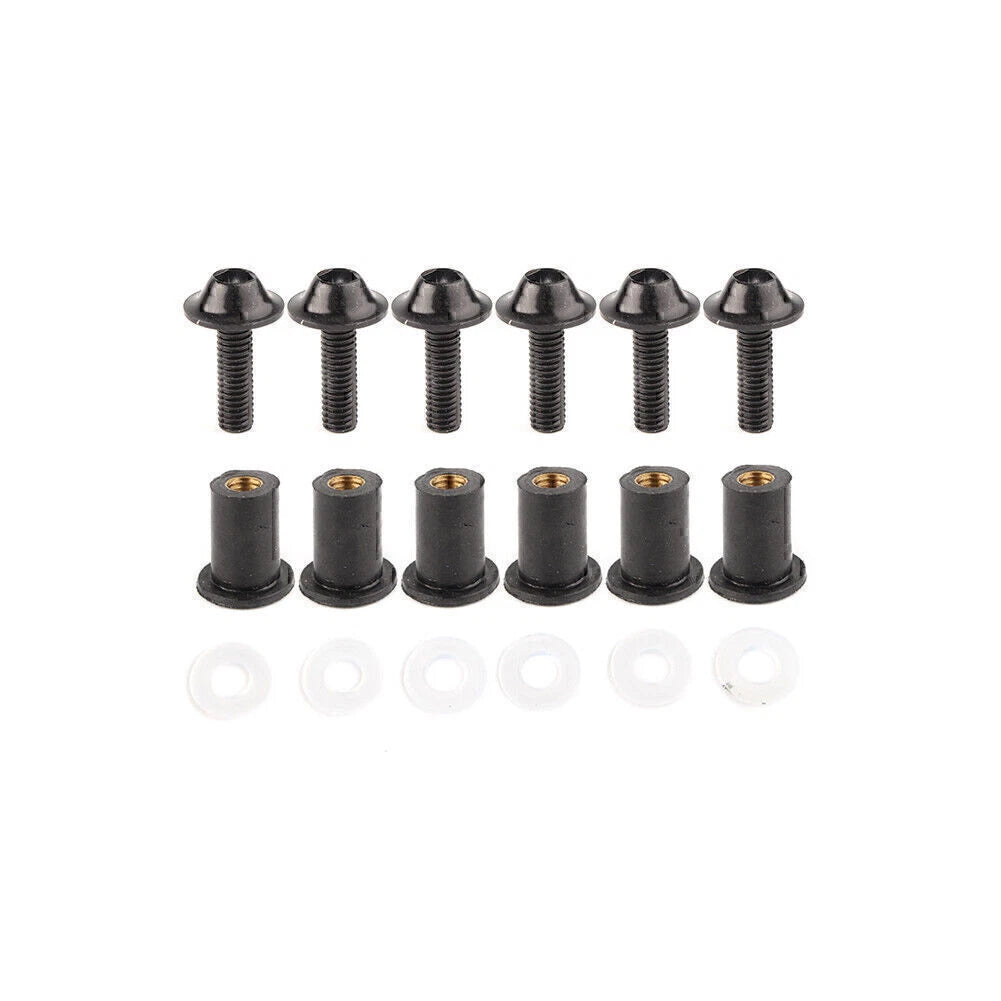 Windscreen Fixing Kit Black Bolts for Honda CBR250 300 650 900
