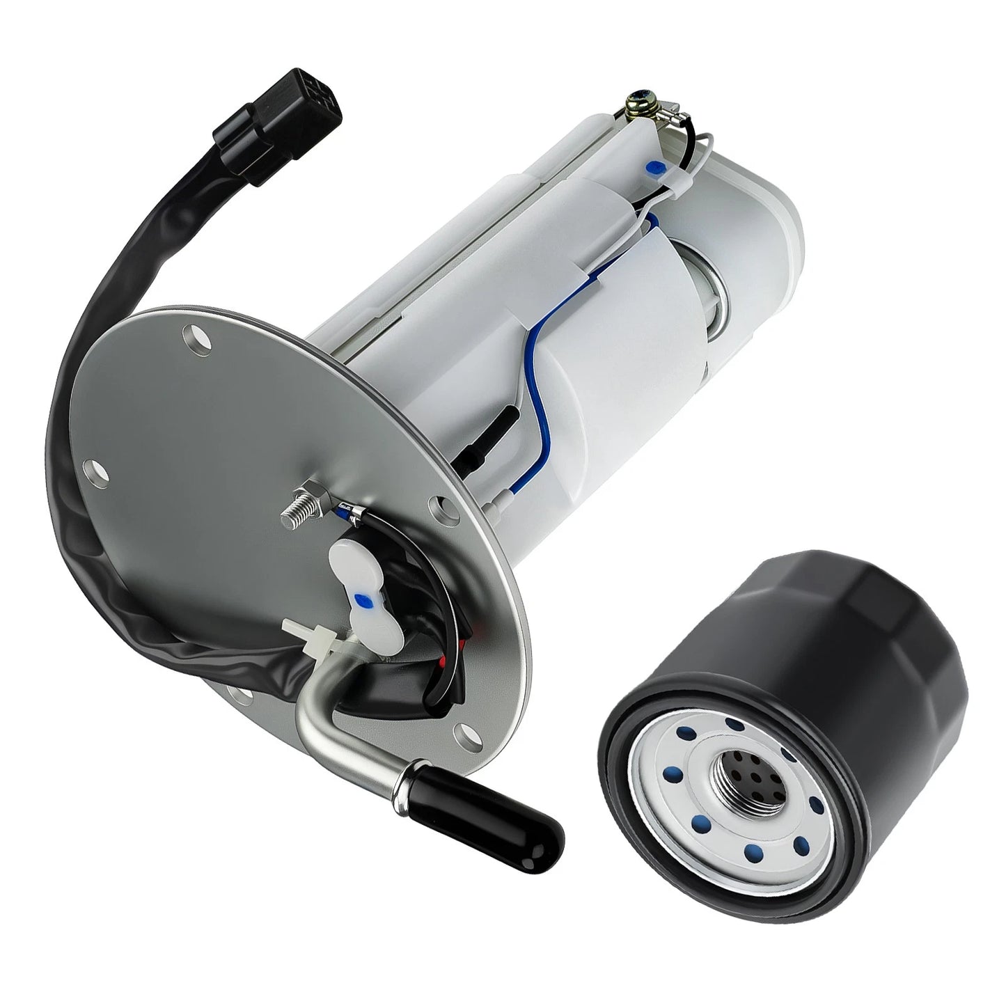 2x Fuel Pump + Oil Filter for Kawasaki Vulcan VN900B/VN900D (2006–2024)