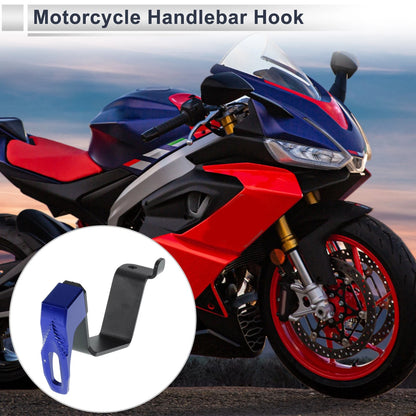 Square Aluminum Alloy Motorcycle Hanging Hook 125mm Length