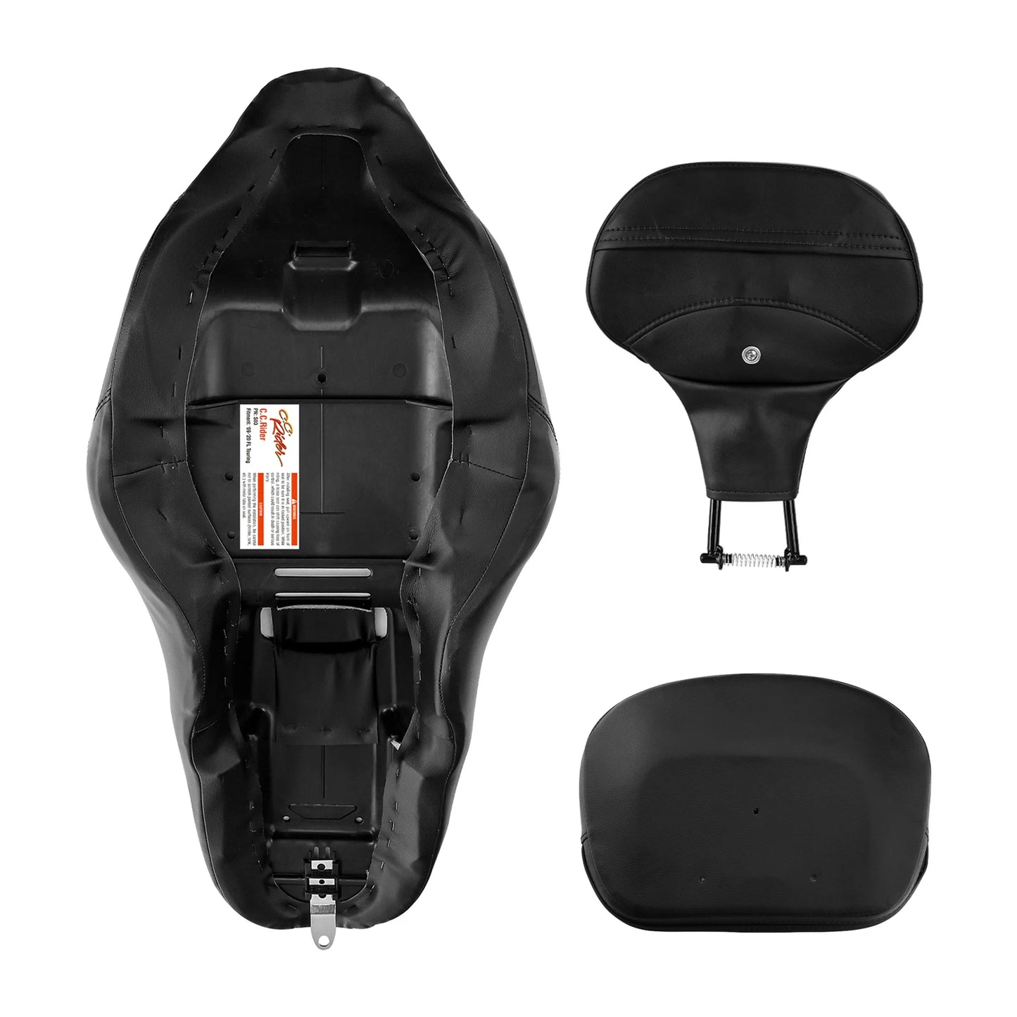 Seat Pad Backrest for Harley Road King Glide (2009-2023)