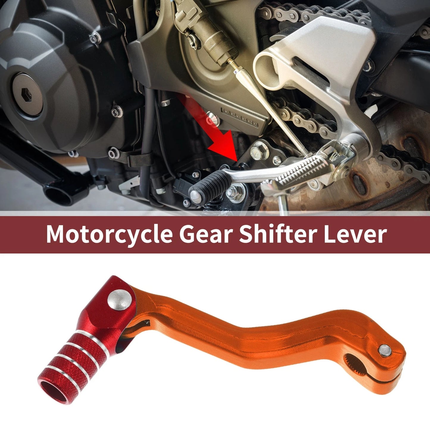 Folding Gear Shifter Lever 1 Pc for Kayo T2