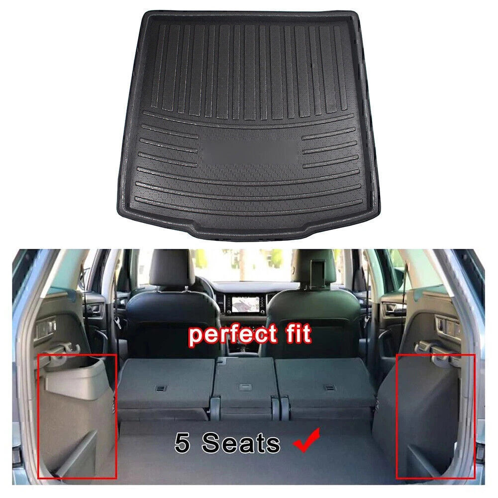 Cargo Liner Mat Boot Tray for SKODA Kodiaq 5 Seat (2017-2019)