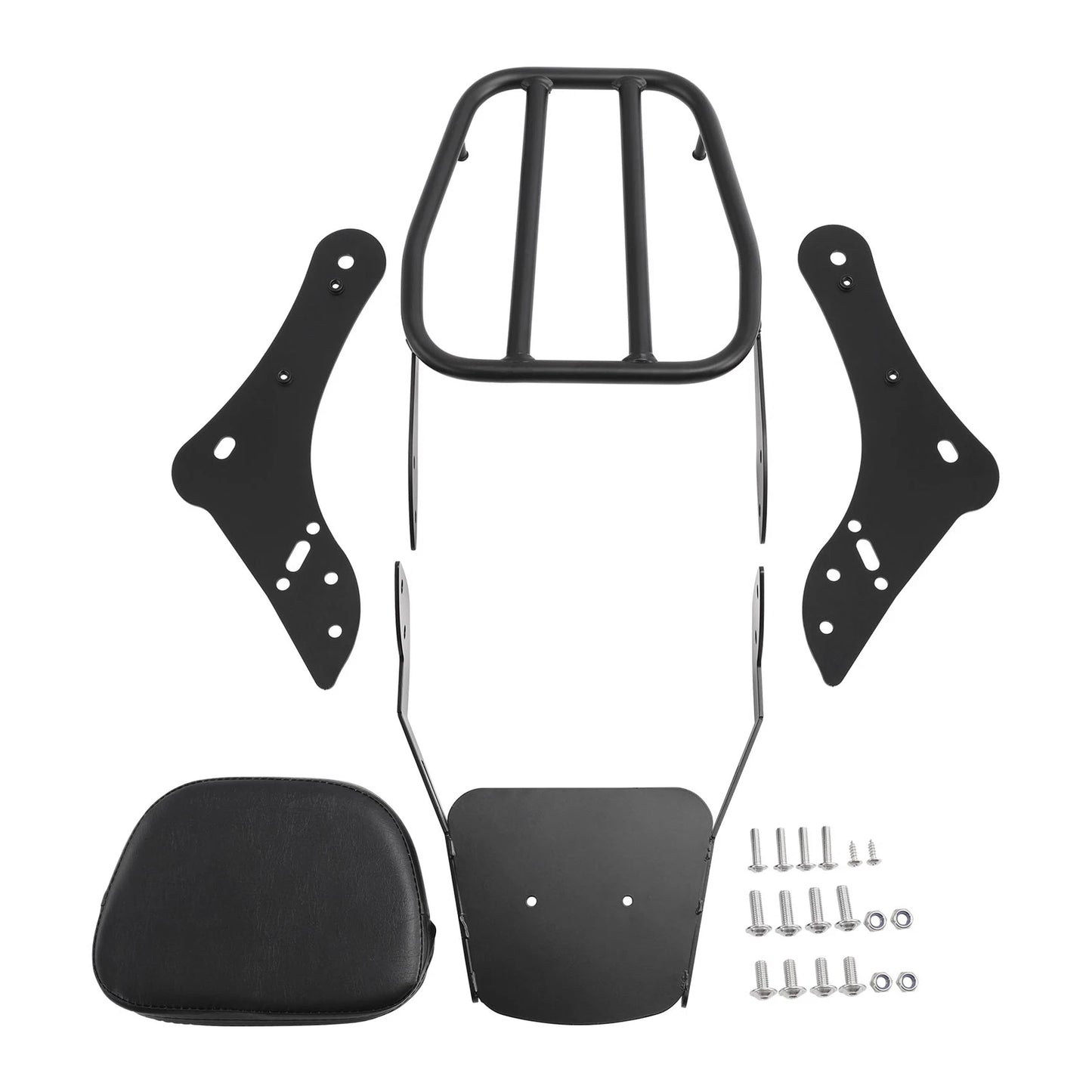 Backrest Sissy Bar Luggage Rack for Kawasaki Vulcan S VN650 EN650 (2015-2023)
