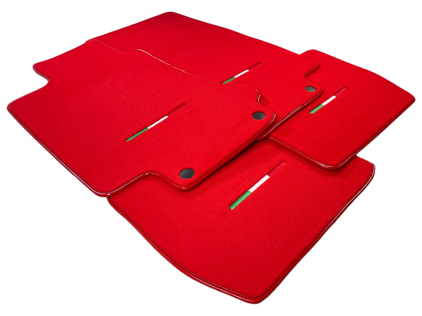 Premium Red Floor Mats for Maserati Granturismo (2008-2020)