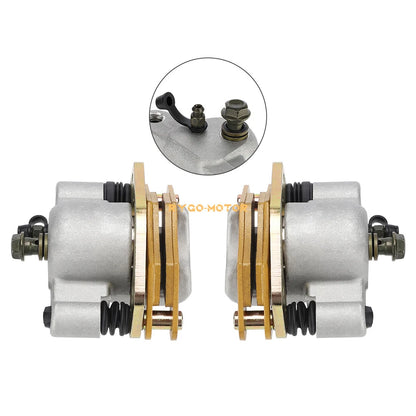 Front Brake Calipers & Pads for Polaris Phoenix 200 Sawtooth 200 Hawkeye 300