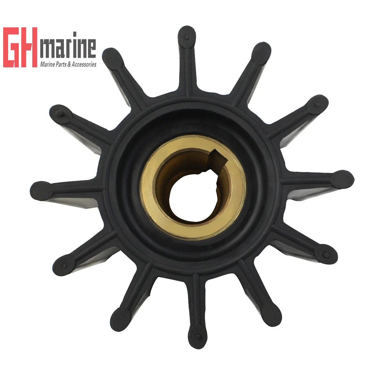 Flexible Water Pump Impeller for John Deere 6081AF 6.8L Marine